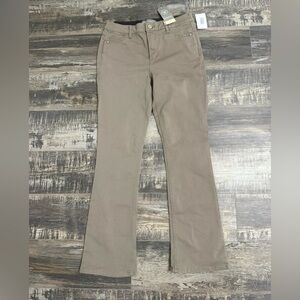 NWT WIT & WISDOM Tan Straight-Leg Pants